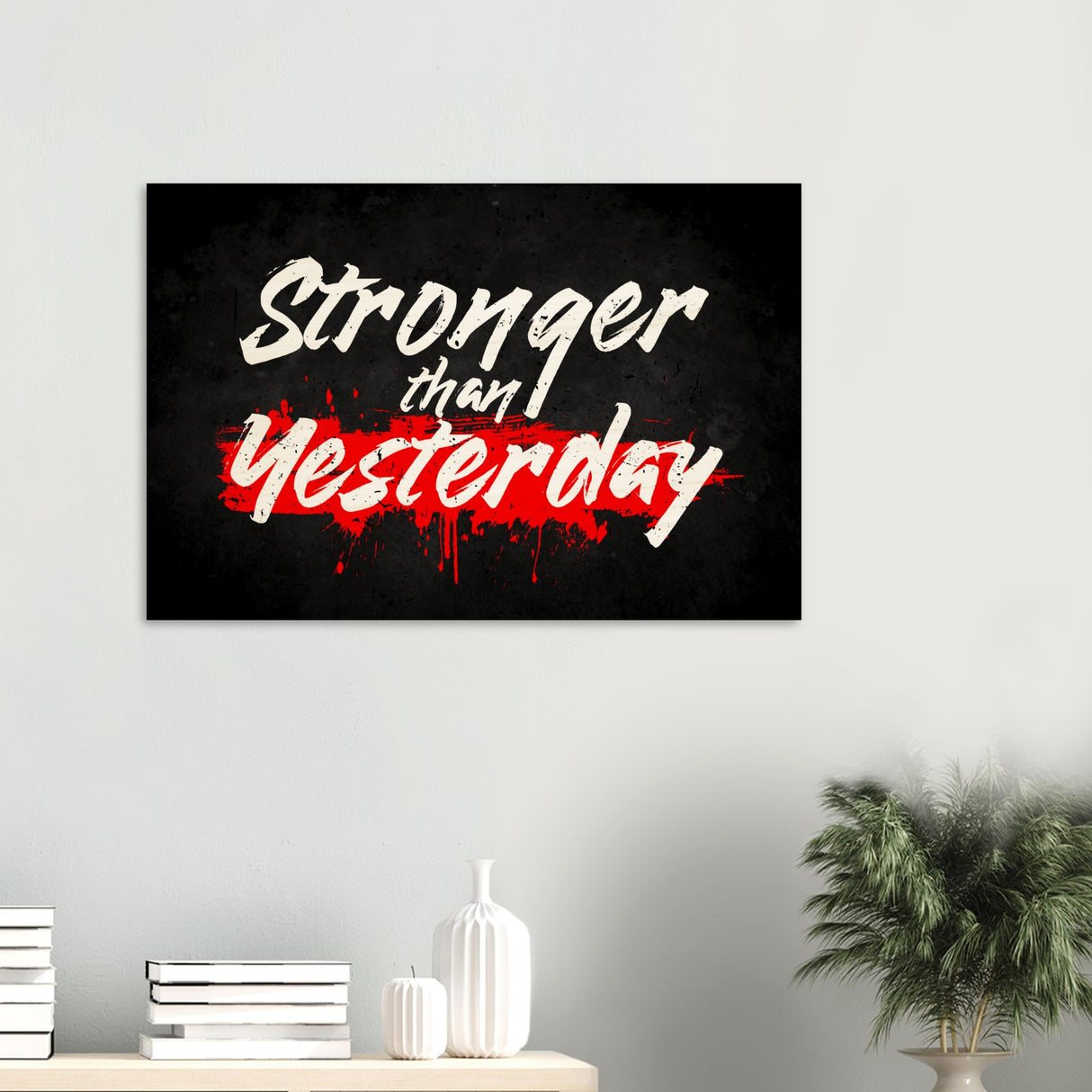da vinci motivational wall art stronger