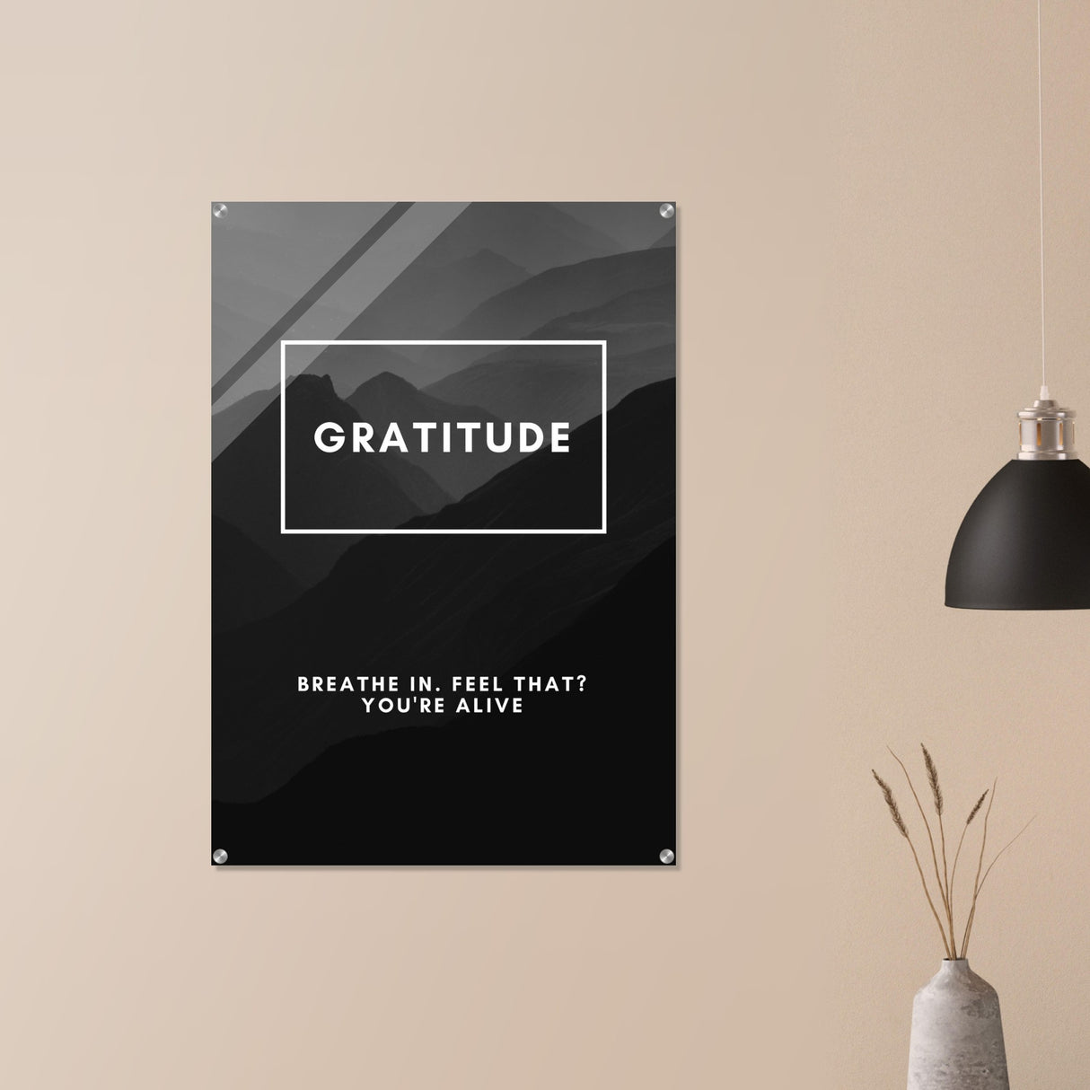  motivational wall art gratitude