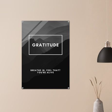  motivational wall art gratitude