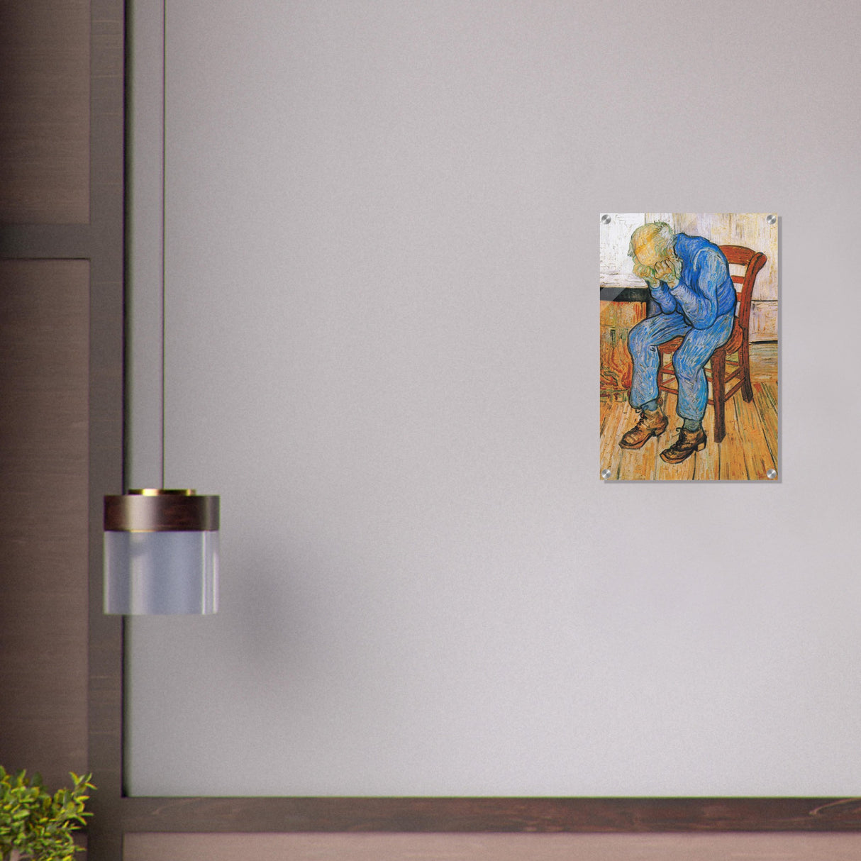 sorrowing old man by vincent van gogh