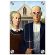 American Gothic by Grant Wood â€“ Iconic American Regionalism Art PrintWood Prints20x30 cm / 8x12â€³