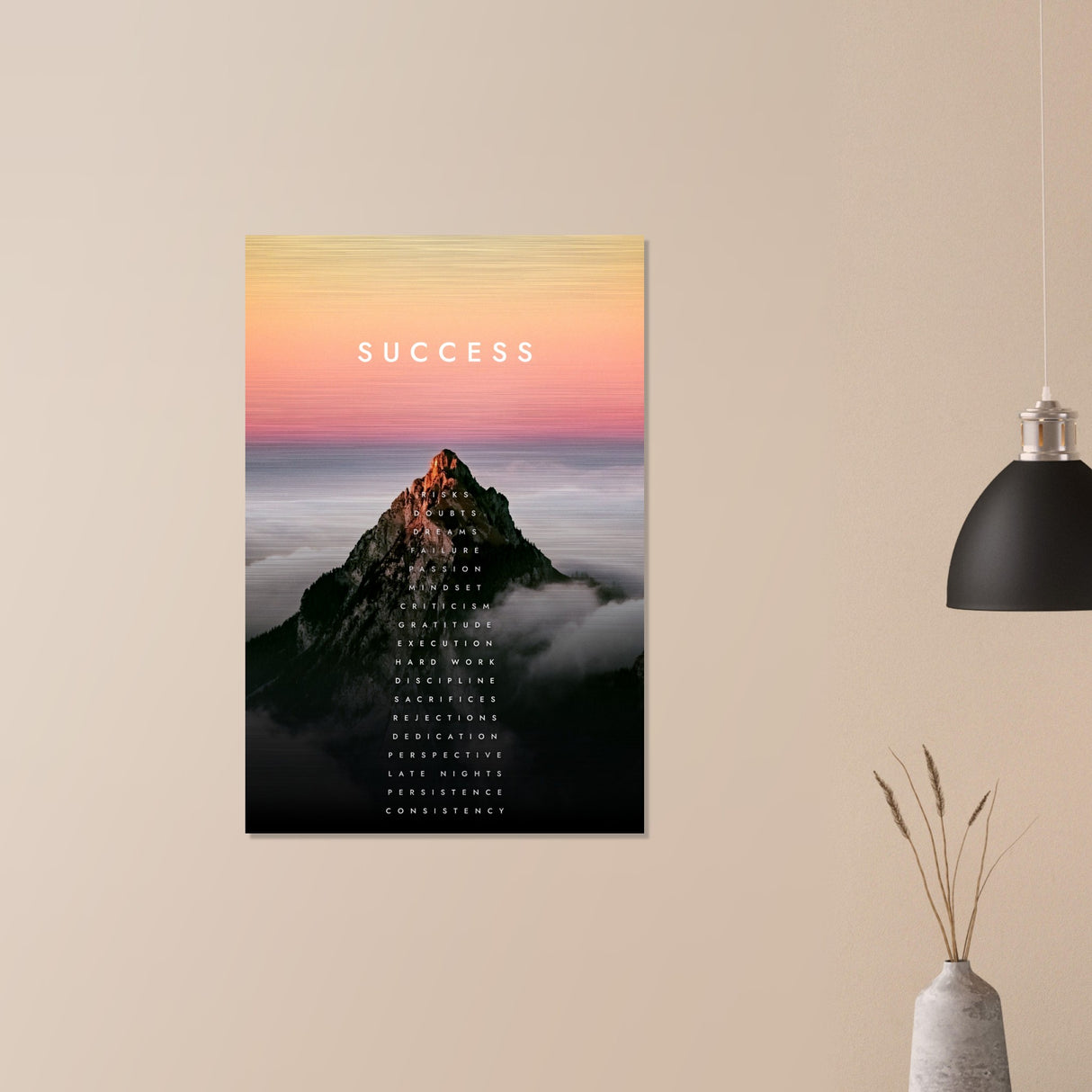  motivational wall art success 5