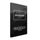 da vinci motivational wall art decisions