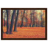 golden silence in autumn a tranquil forest escape wall art print30x45 cm / 12x18″Canvas
