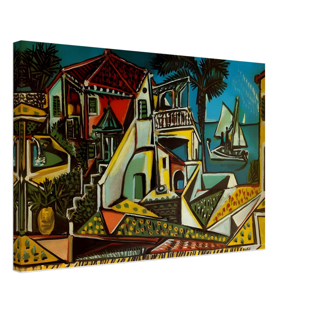 mediterranean landscape by pablo picasso