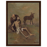 The Good Samaritan by CypriÃ¡n MajernÃ­k â€“ Expressionist Biblical Wall Art PrintCanvas30x40 cm / 12x16â€³