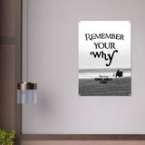 da vinci motivational wall art your why