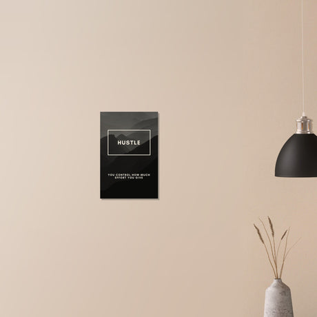  motivational wall art hustle 1