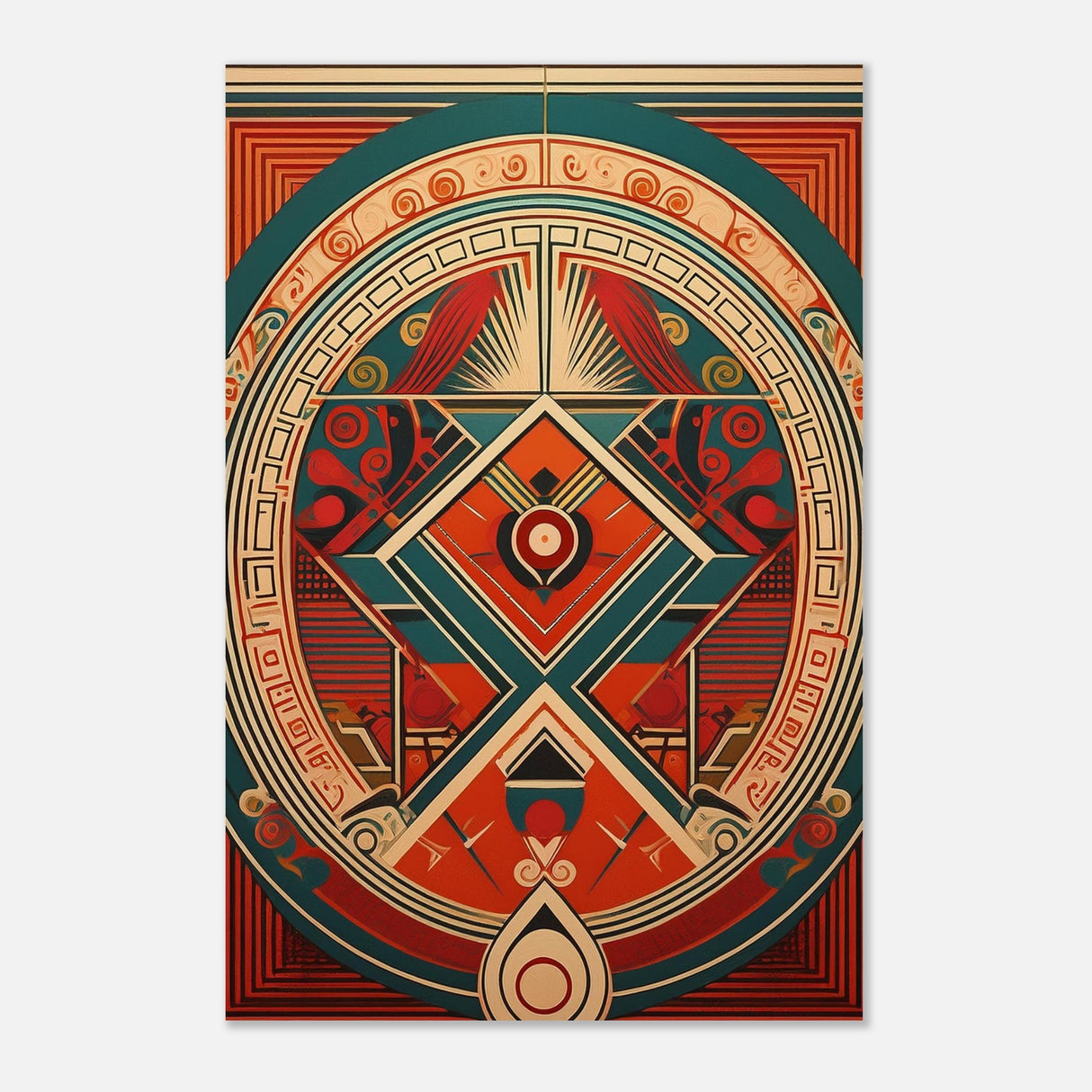 da vinci geometric modern art 1