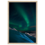 celestial veil dancing lights over arctic silence fine art photography northern lights wall art print30x45 cm / 12x18″Wood Prints