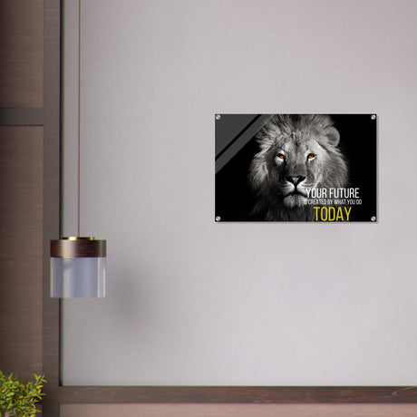 da vinci motivational wall art future