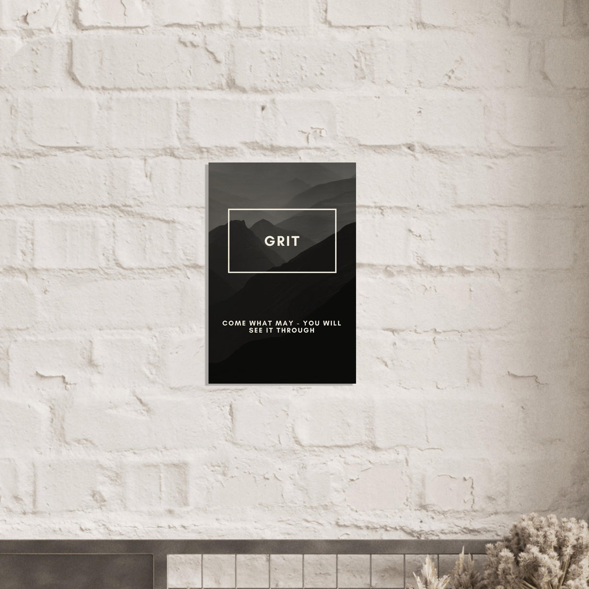  motivational wall art grit
