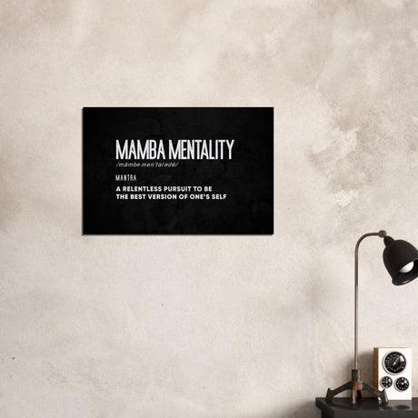  motivational wall art mamba mentality