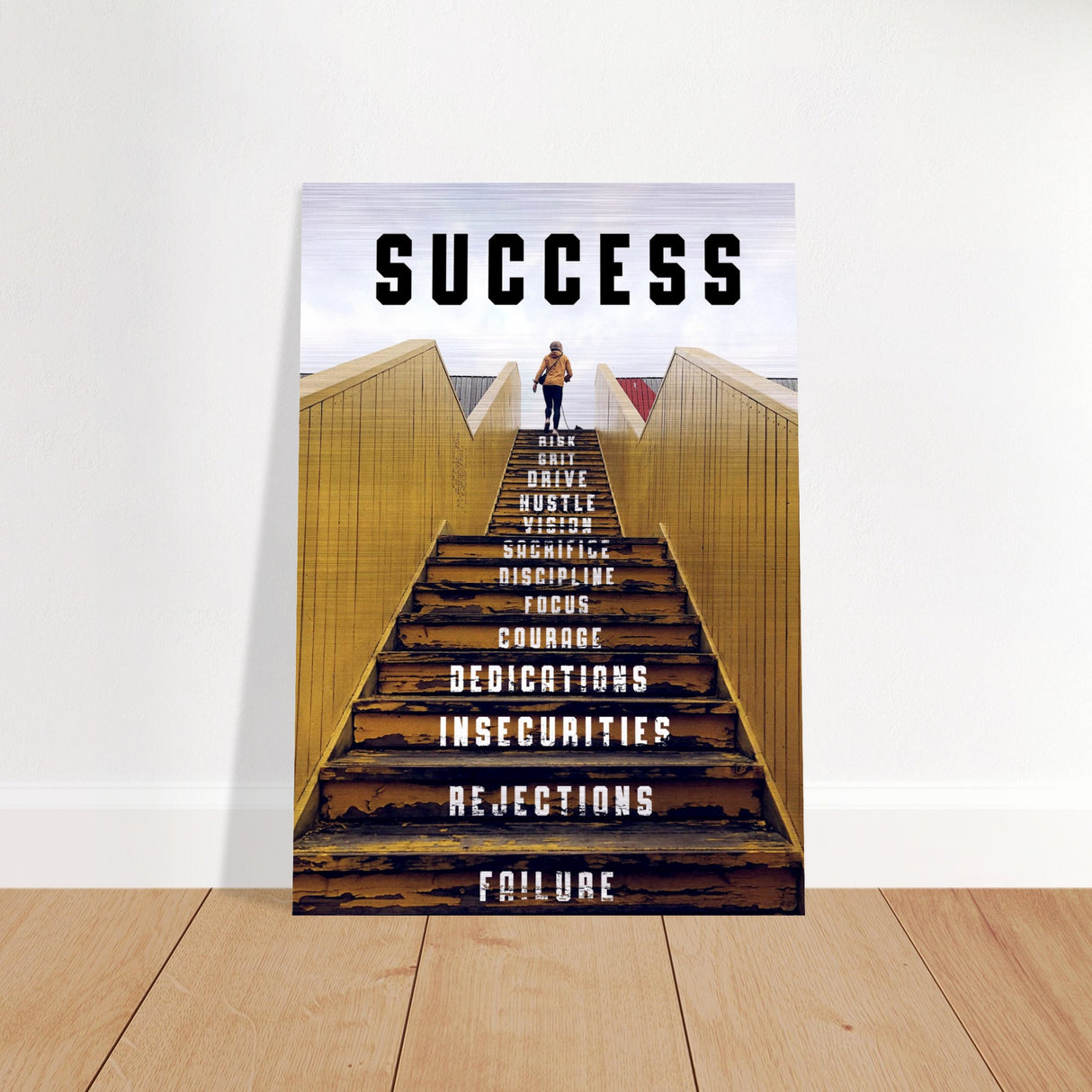 da vinci motivational wall art success 1
