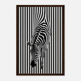  minimalist wall art wildlife zebra