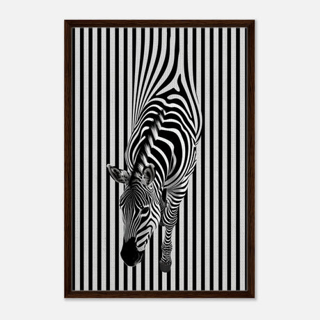  minimalist wall art wildlife zebra