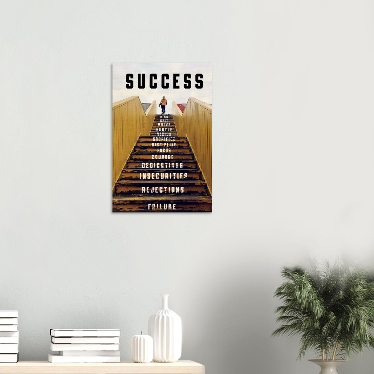 da vinci motivational wall art success 1