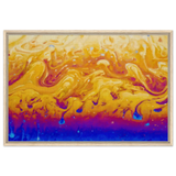 Lava Dreamscape â€“ Fluid Abstract Wall Art PrintFramed Canvas30x45 cm / 12x18â€³