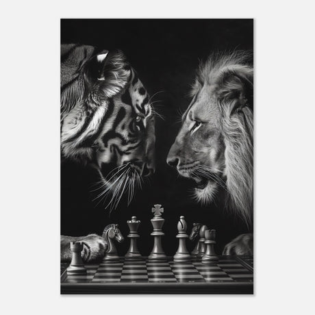  animal kingdom wall art wildlife lion tiger