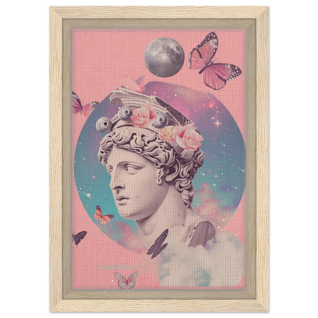 divine daydream neo classical cosmic reverie wall art print30x45 cm / 12x18″Framed Canvas