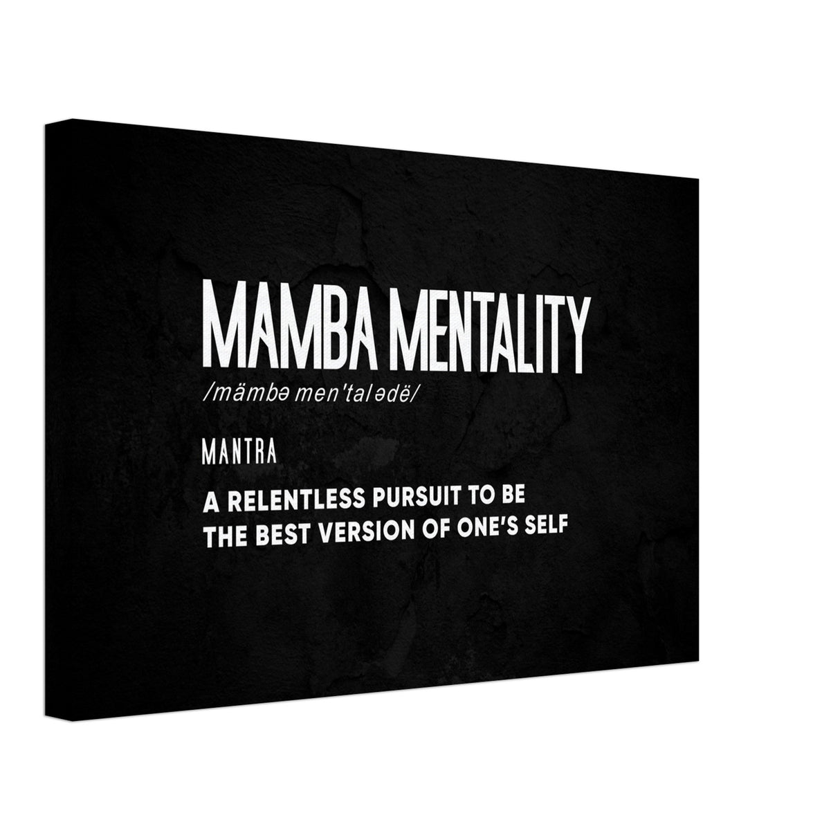  motivational wall art mamba mentality
