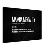  motivational wall art mamba mentality