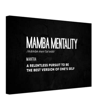  motivational wall art mamba mentality