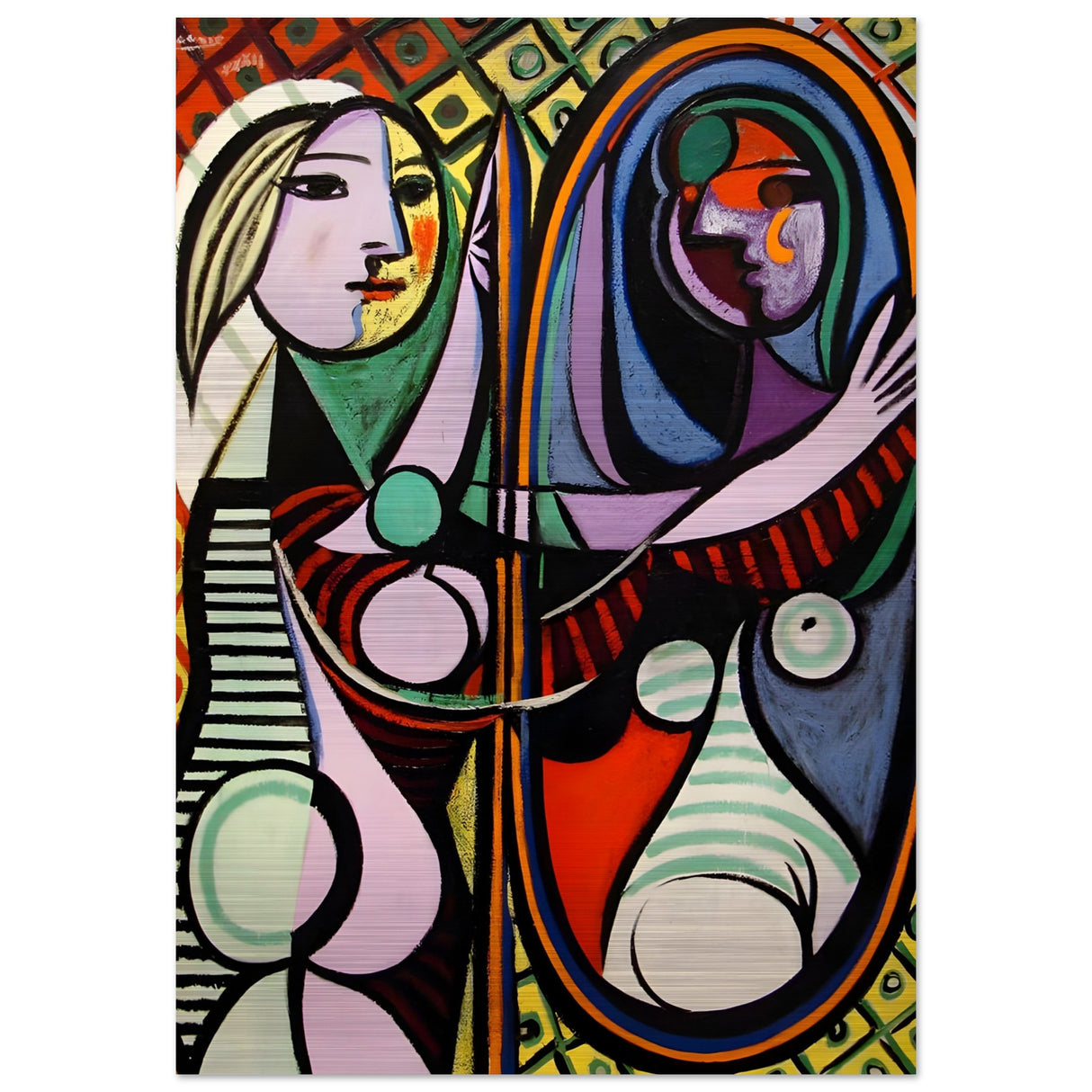 girl before a mirror by pablo picasso 1932