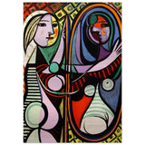 girl before a mirror by pablo picasso 1932
