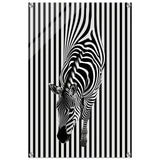  minimalist wall art wildlife zebra