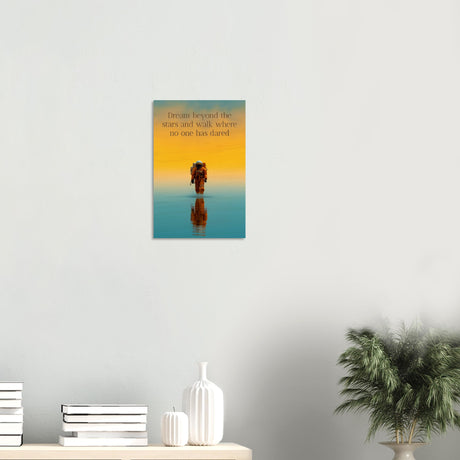 da vinci motivational wall art dare