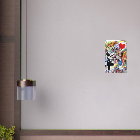 da vinci pop art wall art smile