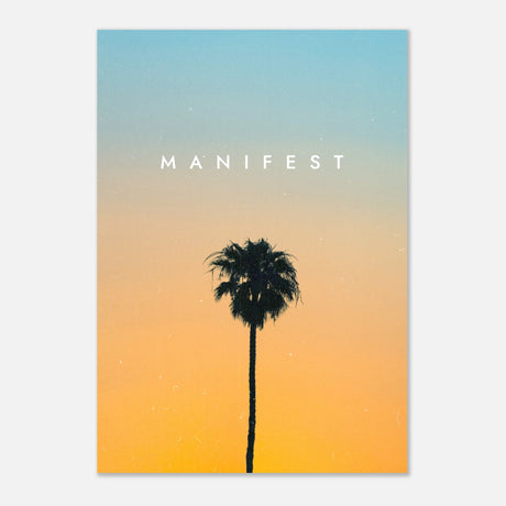 da vinci motivational wall art manifest