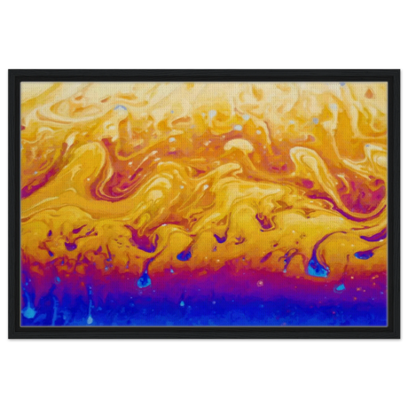 Lava Dreamscape â€“ Fluid Abstract Wall Art PrintBrushed Aluminum Print30x45 cm / 12x18â€³