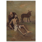 The Good Samaritan by CypriÃ¡n MajernÃ­k â€“ Expressionist Biblical Wall Art PrintCanvas20x30 cm / 8x12â€³