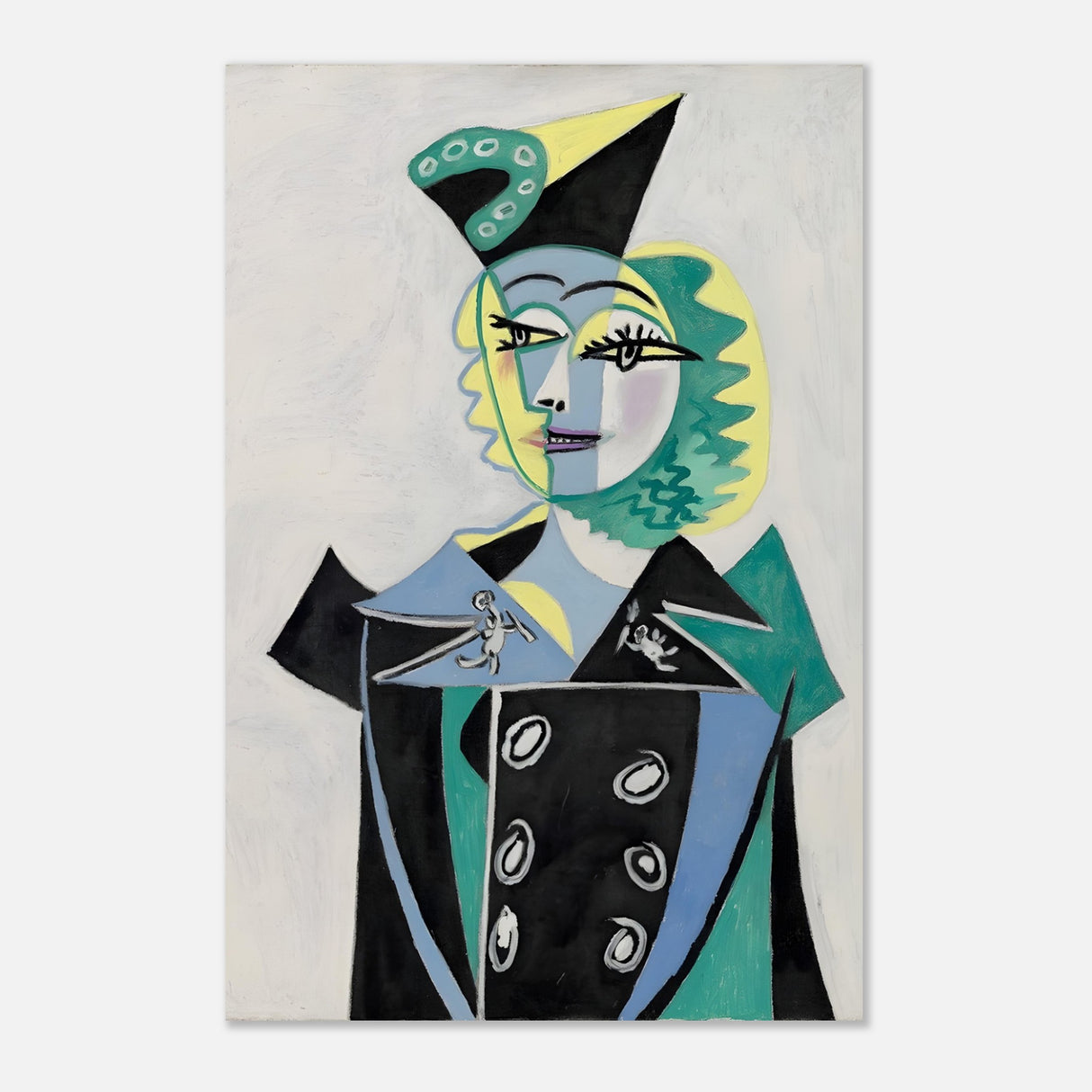 portrait of nusch eluard by pablo picasso