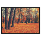golden silence in autumn a tranquil forest escape wall art print70x100 cm / 28x40″Aluminum Print