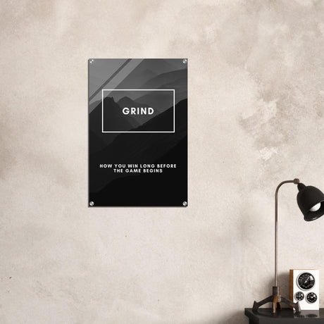  motivational wall art grind