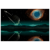 celestial reflections a portal beyond the stars wall art print40x60 cm / 16x24″Canvas