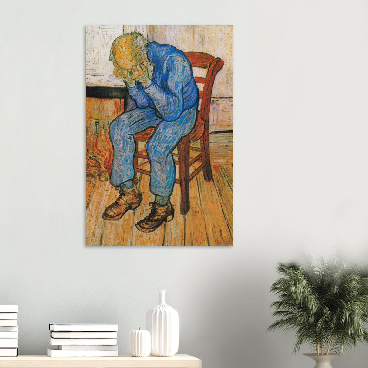 sorrowing old man by vincent van gogh