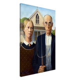 American Gothic by Grant Wood â€“ Iconic American Regionalism Art PrintAcrylic Print20x30 cm / 8x12â€³