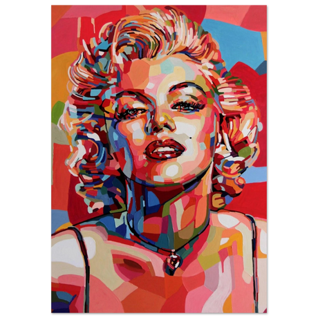 monroe mosaic wall art print20x30 cm / 8x12″Aluminum Print