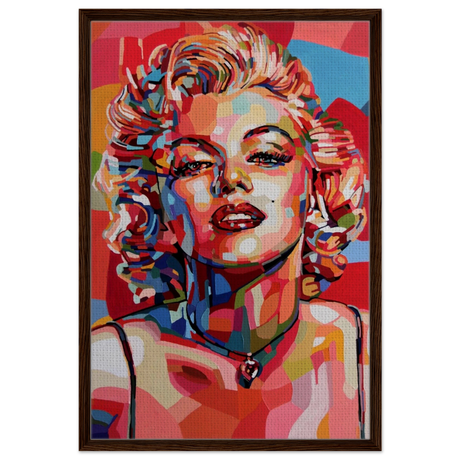 monroe mosaic wall art print30x45 cm / 12x18″Wood Prints