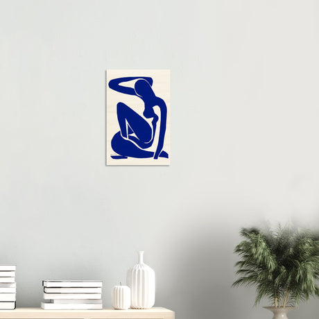 the blue lady by henri matisse