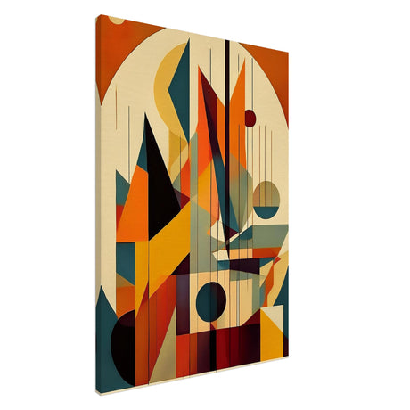 da vinci geometric cubism modern wall art