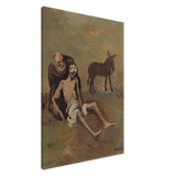 The Good Samaritan by CypriÃ¡n MajernÃ­k â€“ Expressionist Biblical Wall Art PrintAluminum Print30x40 cm / 12x16â€³