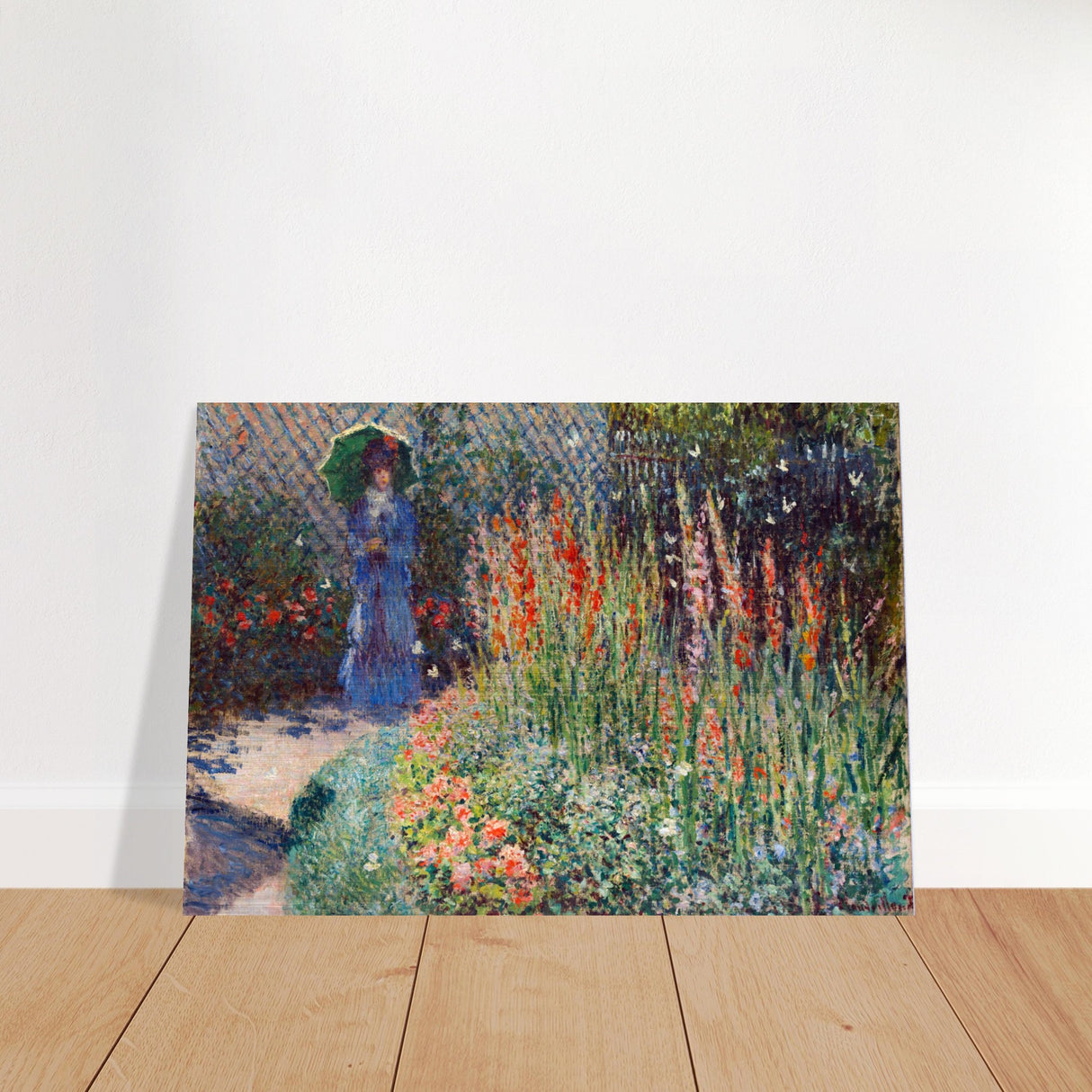 rounded flower bed corbeille de fleurs by claude monet