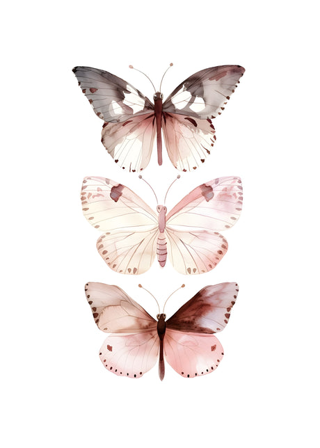 blue breeze wings v02 watercolor butterfly elegance wall art print 6 design optionsDesign Option 120x30 cm / 8x12"