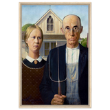 American Gothic by Grant Wood â€“ Iconic American Regionalism Art PrintAcrylic Print60x90 cm / 24x36â€³
