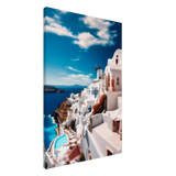 santorini serenity dreamy greek island wall art print50x75 cm / 20x30″Acrylic Print